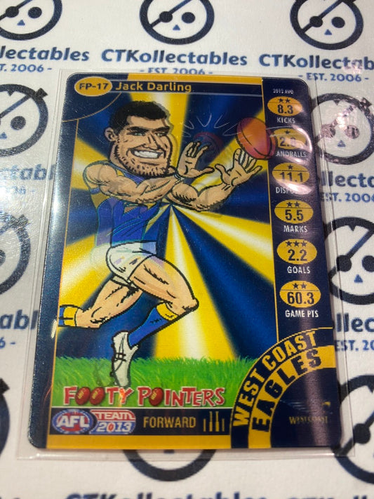 2013 AFL Teamcoach Footy Pointers 3d #FP-17 Jack Darling