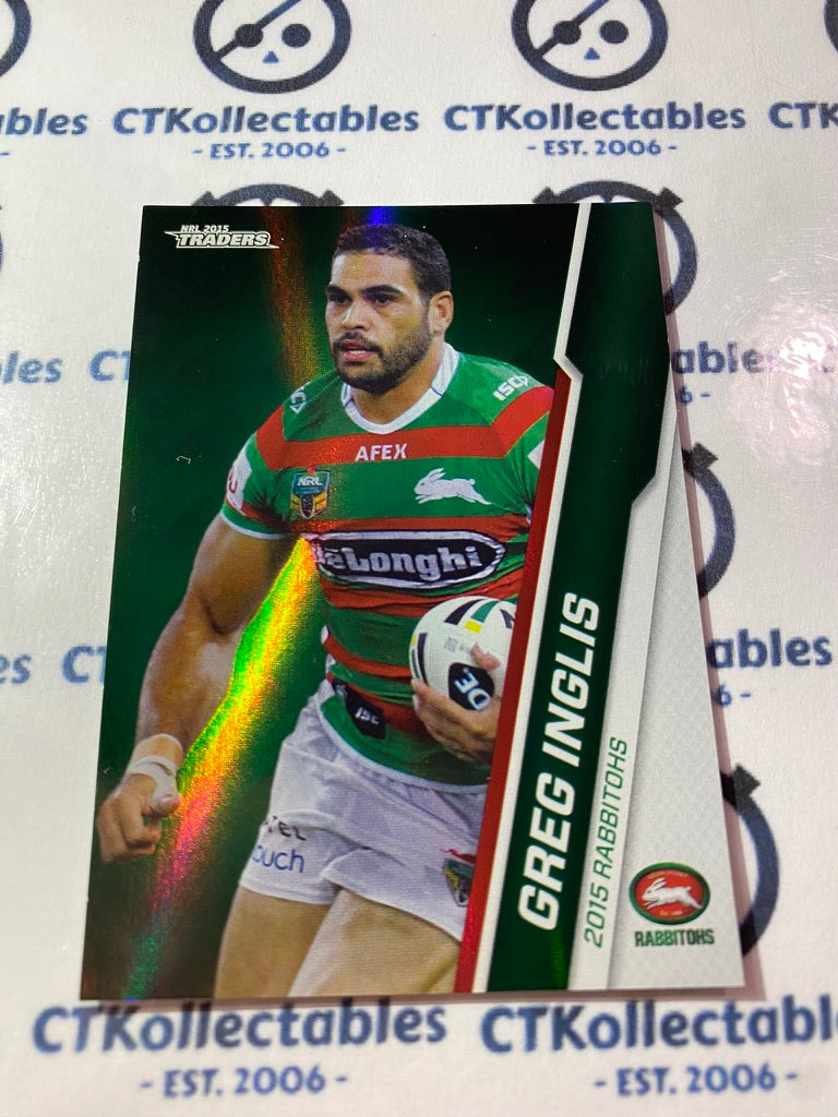 2015 NRL Traders Silver Parallel #P102 Greg Inglis Rabbitohs