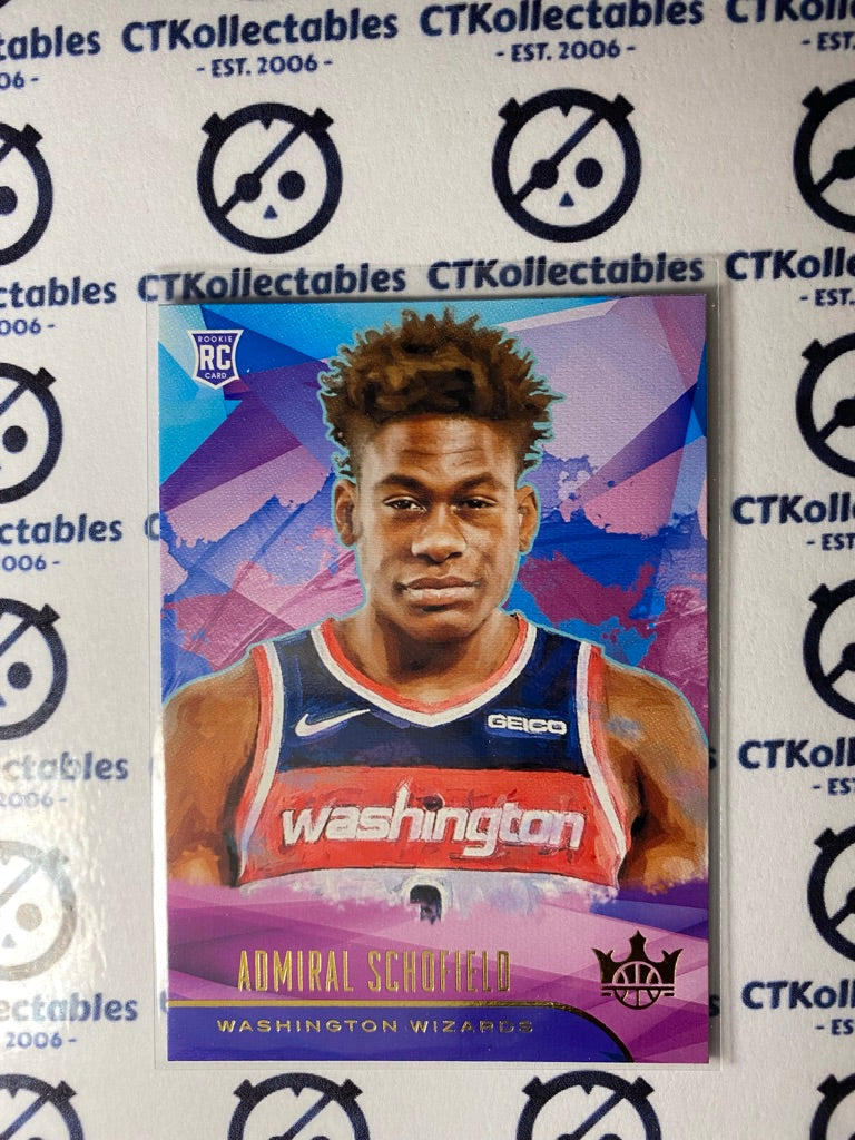 2019-20 Panini Court Kings Admiral Schofield #89 RC Level I Wizards
