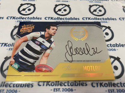 2015 AFL Honours 2 Stephen Motlop Certified Signature #227/400 Cats