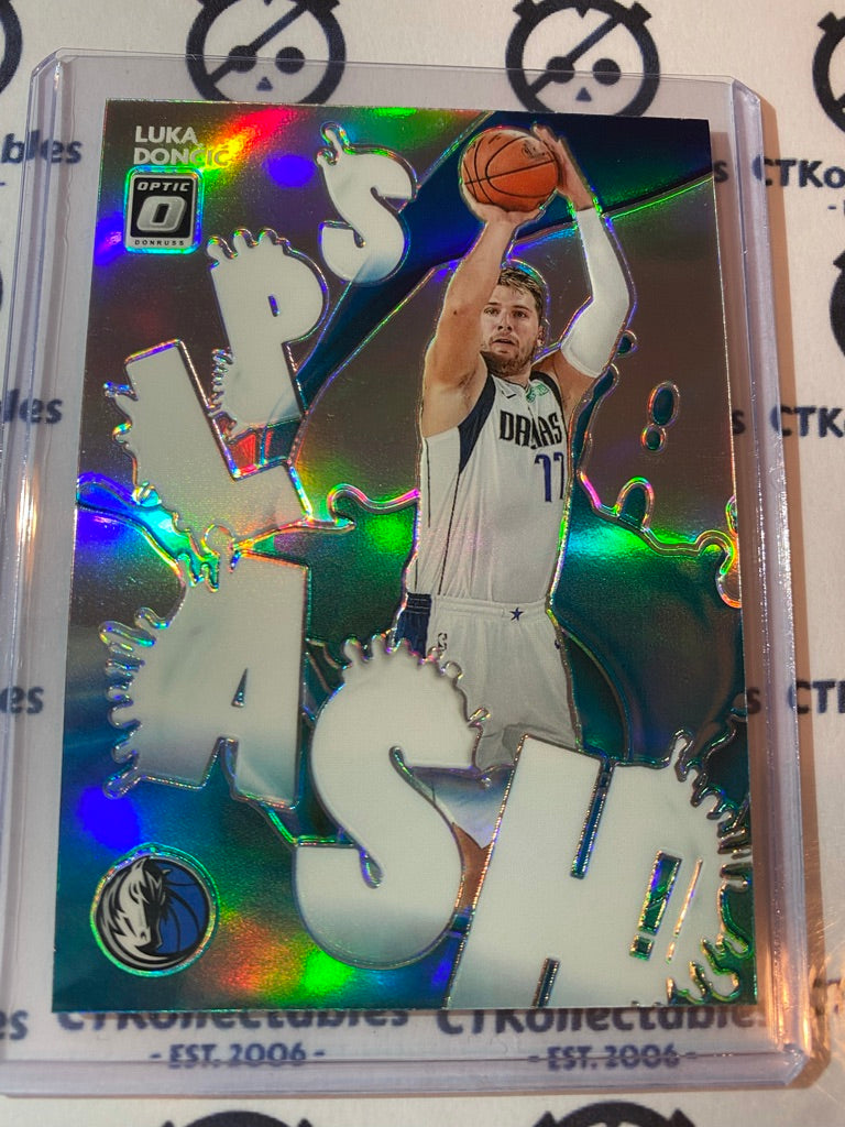 2020-21 NBA Optic Luka Doncic SPLASH Silver Prizm #15 Maverick