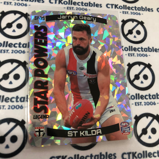 2021 AFL Teamcoach Star Power Silver - Jarryn Geary SP-75