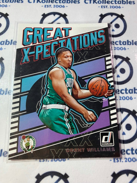 2019-20 NBA Panini Donruss Great X-Pectations Grant Williams RC #12 Celtics