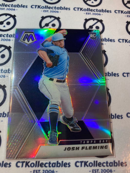 2021 Panini MLB Mosaic Josh Fleming Silver prizm RC#263 Tampa Bay