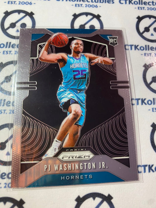 2019-20 Panini NBA Prizm Pj Washington Jr. Rookie Card RC #258 Hornets