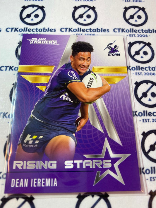 2022 TLA NRL Traders Rising Stars Dean Ieremia RS19/48