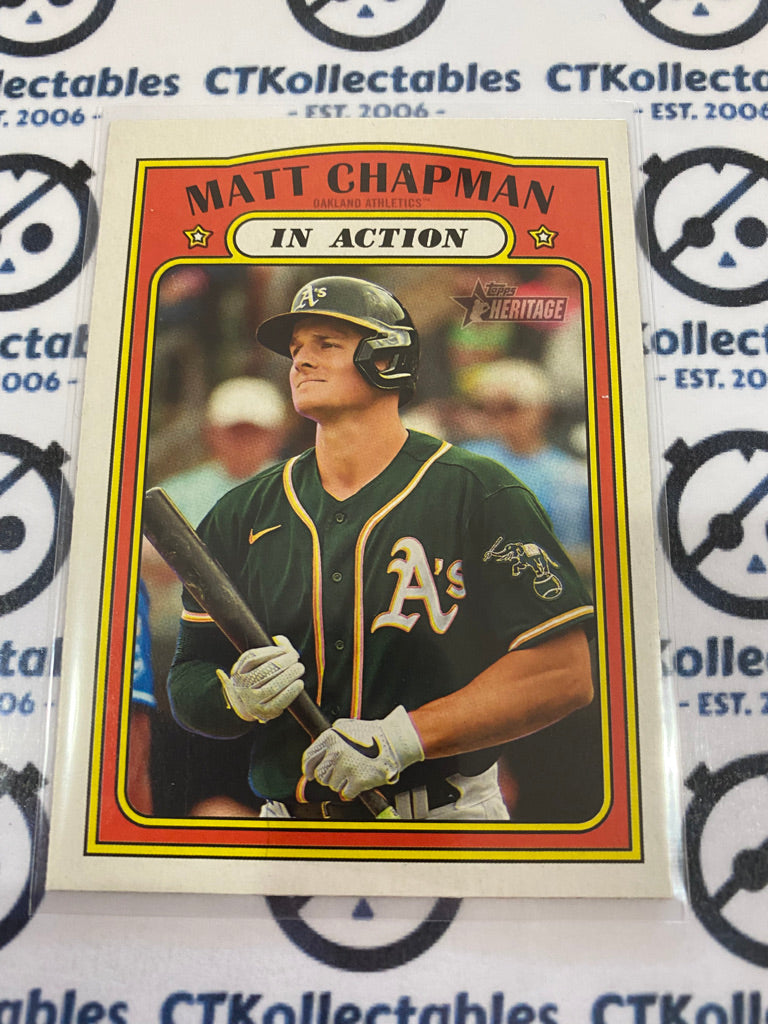 2021 MLB Heritage In Action Matt Chapman #124 Athletics