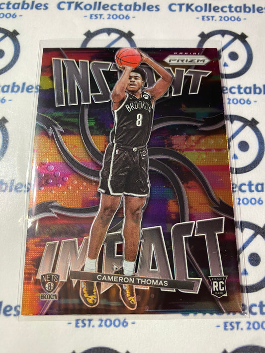 2021-22 NBA Prizm Cameron thomas Instant Impact RC #2 Nets