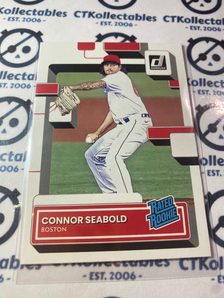 2022 Panini Donruss Baseball Rated Rookie #59 Connor Seabold Boston