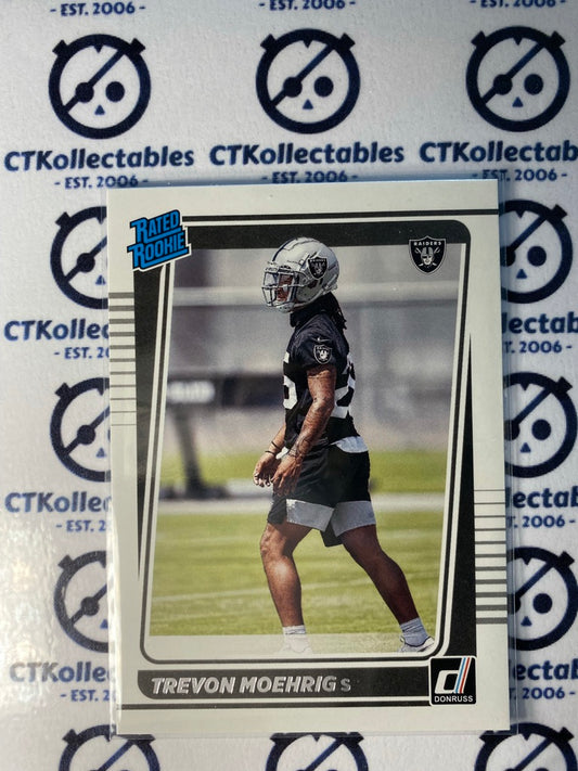 2021 NFL Donruss Rated Rookie Trevon Moehrig RC #350 Raiders S