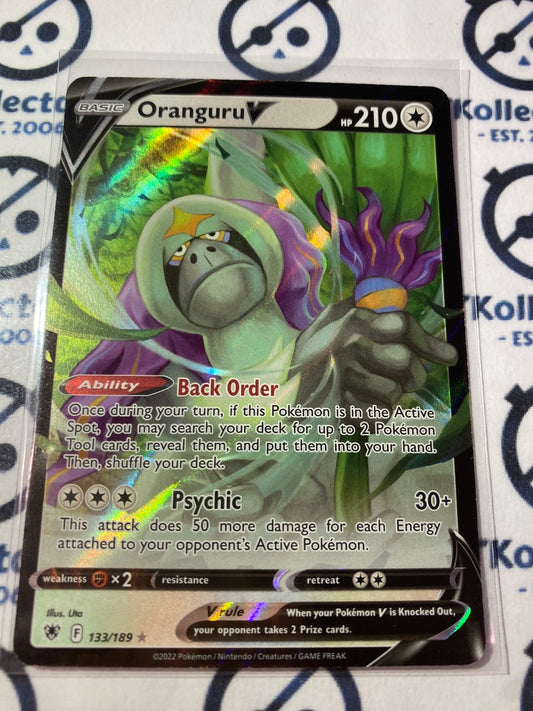 Oranguru V #133/189 2022 Sword & Shield Astral Radiance Pokemon Card