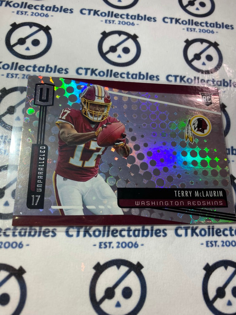 2019 NFL Panini Unparalleled Terry McLaurin rookie RC #258 Redskins