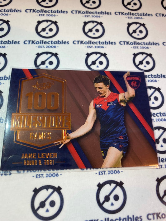 2022 AFL Footy Stars Milestone 100 games - Jake Lever MG51