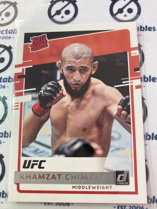 2021 UFC Panini Chronicles Donruss Khamzat Chimaev RC #25 Middleweight