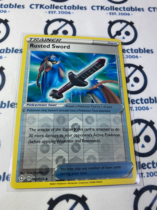 Rusted Sword #062/072 Reverse Holo Pokémon Card Shining Fates