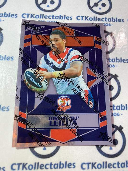 2012 NRL Select Dynasty Silver Parallel #SP166 Joseph BJ Leilua Roosters