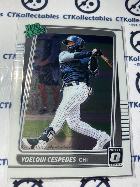 2021 Panini Donruss Optic Baseball Yoelqui Cespedes Rated Prospect #RP2 Chicago