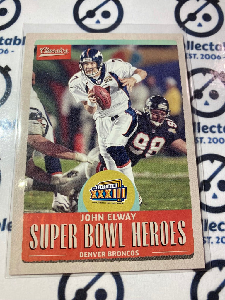 2017 NFL Panini Classics John Elway Superbowl Heroes #SBH-JE broncos