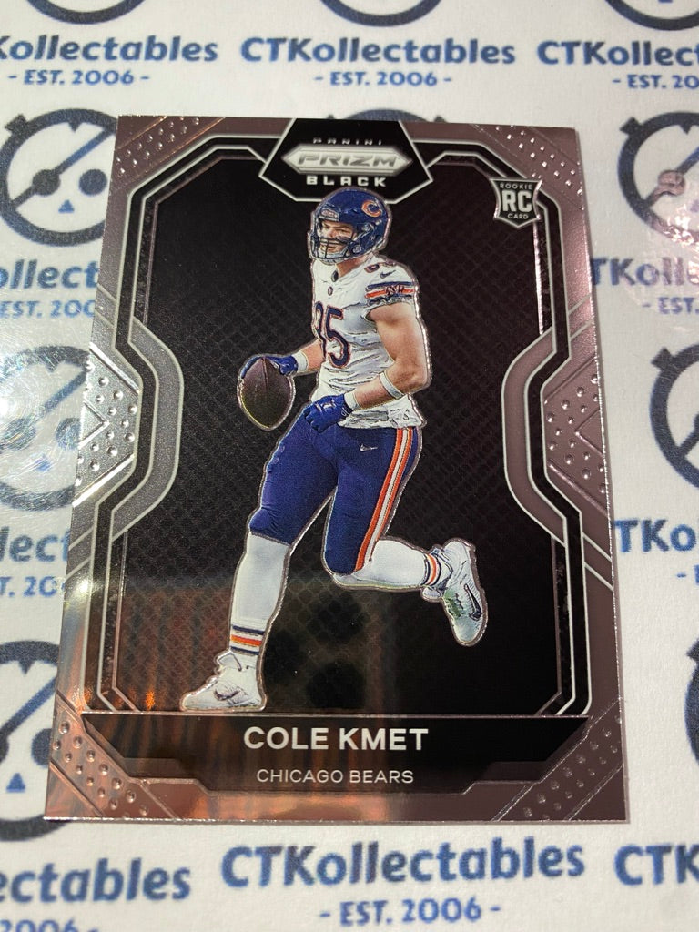 2020 NFL Panini Chronicles Prizm Black Cole Kmet #PB-17 Bears