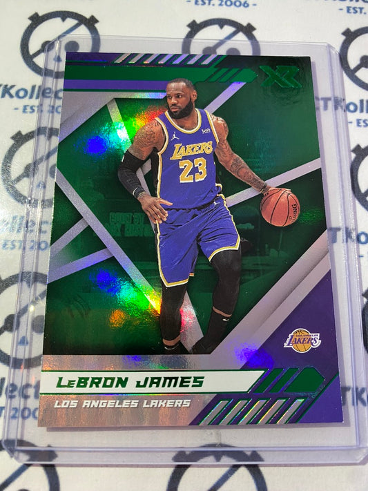 2020-21 NBA Panini Chronicles XR Lebron James Green #289 Lakers