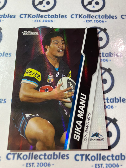 2015 NRL Traders Silver Parallel #P85 Sika Manu Panthers