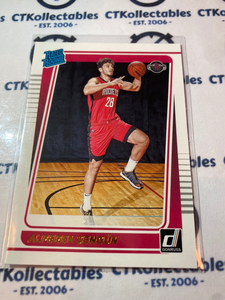 2021-22 NBA Donruss Alperen Sengun Rated Rookie #219 Rockets