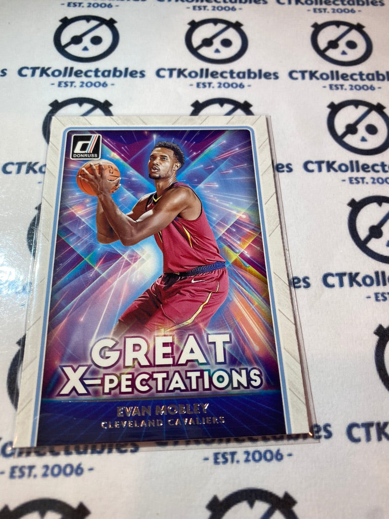 2021-22 NBA Donruss Evan Mobley Great X-pectations #7 Cavaliers