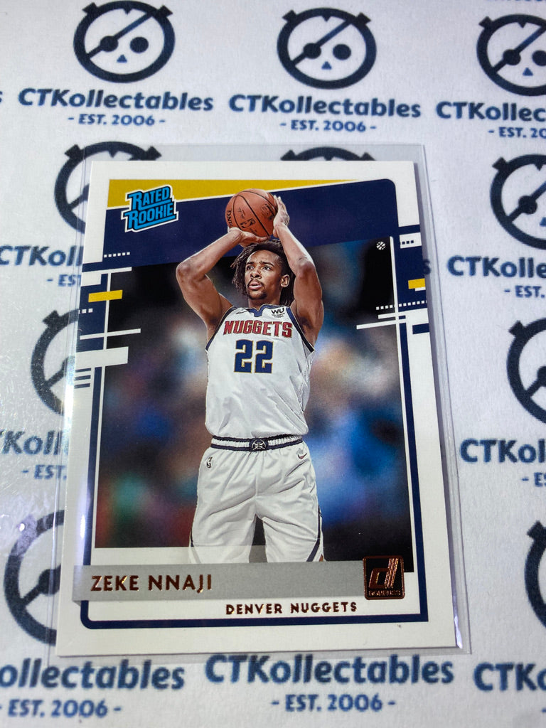 2020-21 NBA Donruss Rated Rookie Zeke Nnaji #236 Nuggets