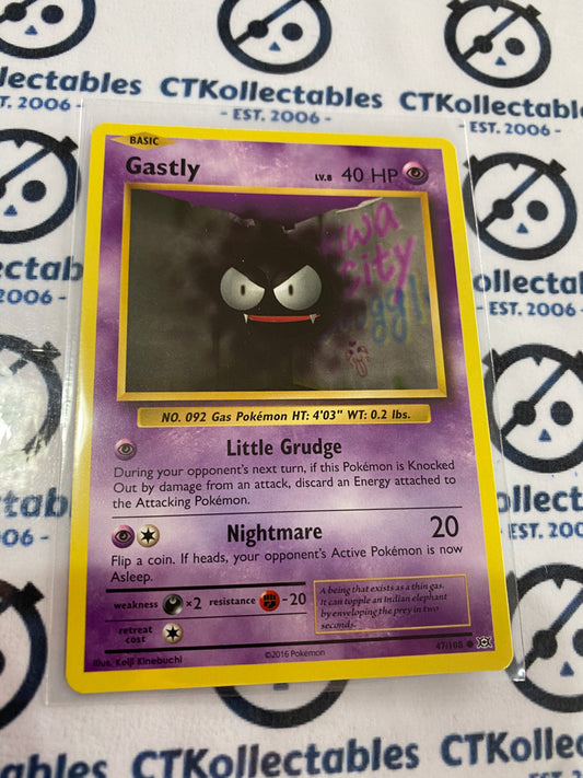 Gastly #47/108 Base Pokémon Card XY EVOLUTIONS