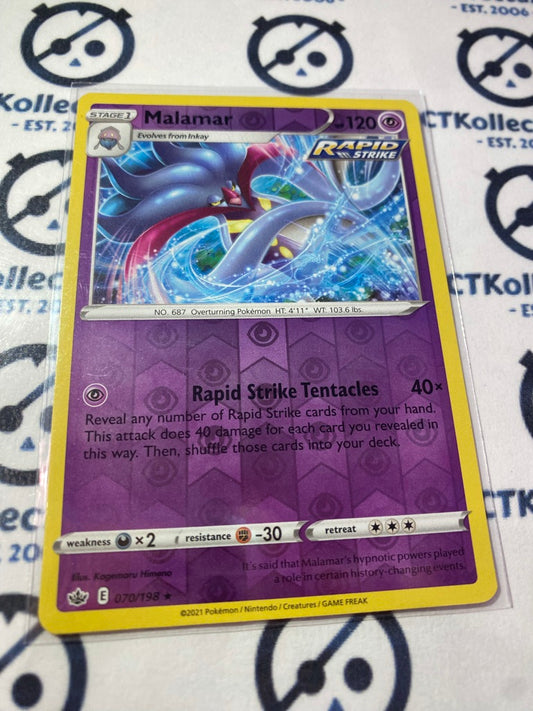 Malamar Reverse Holo #070/198 Pokémon Card Chilling Reign