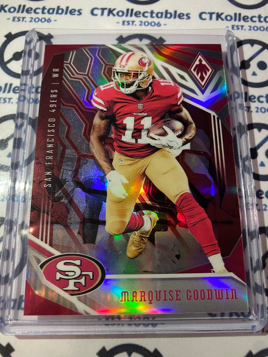2018 NFL Panini Phoenix Marquise Goodwin Red Parallel #266/299 49ers