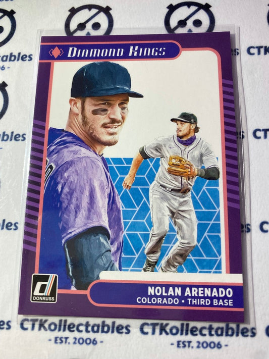 2021 Panini Donruss Baseball Nolan Arenado Diamond Kings #29 Colorado