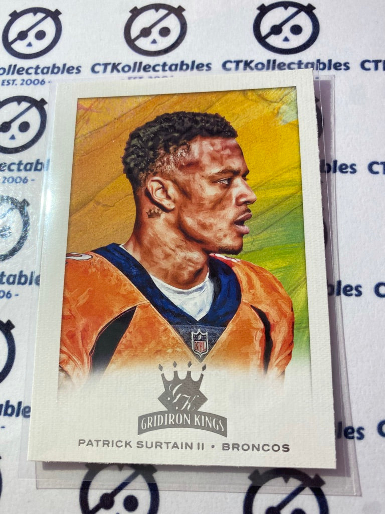 2021 NFL Chronicles Gridiron Kings Patrick Surtain II Rookie Card #GK-37 broncos