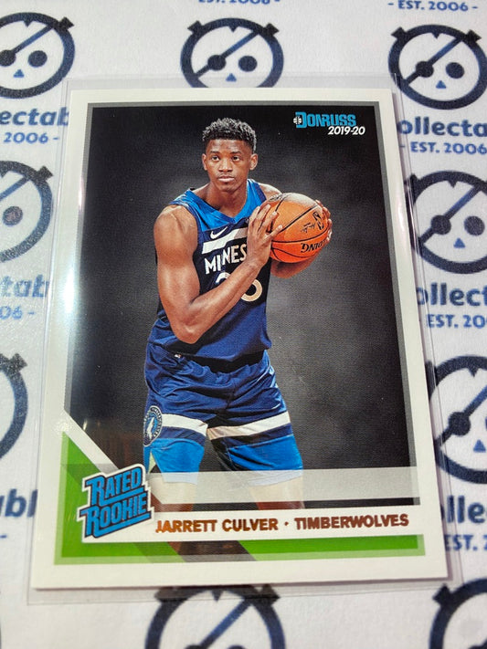 2019-20 NBA Panini Donruss Rated Rookie Jarret Culver #205 Timberwolves