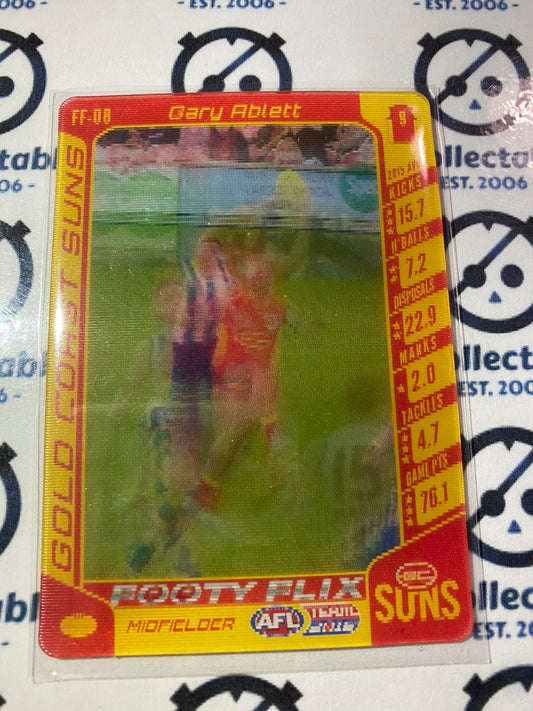 2016 AFL Teamcoach 3D Footy Flix #FF-08 Gary Ablett Suns