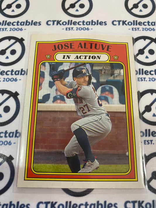 2021 MLB Heritage In Action Jose Altuve #44 Astros