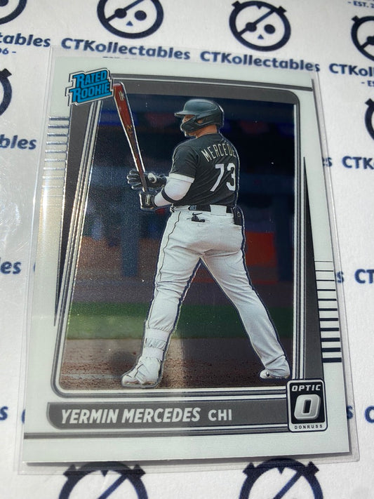 2021 Panini Donruss Optic Baseball Yermin Mercedes Rated Rookie #186 Chicago