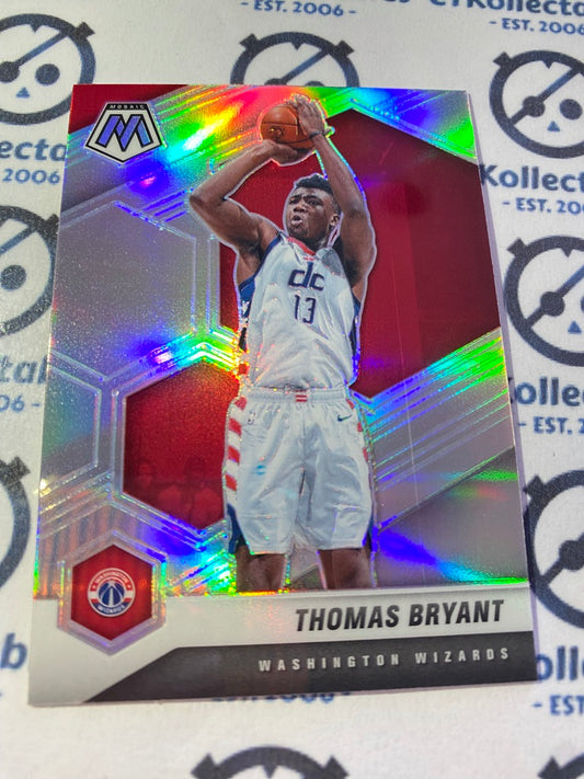 2020-21 NBA Mosaic Thomas Bryant Silver Prizm #194 Wizards