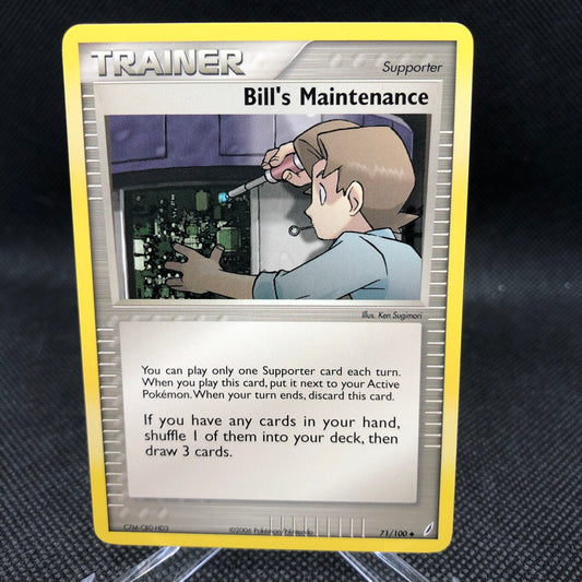 Bill's Maitenance Base #71/100 EX Crystal Guardians Pokemon Card
