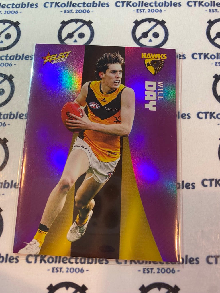 2022 AFL Footy Stars Purple Parallel - Will Day PP93