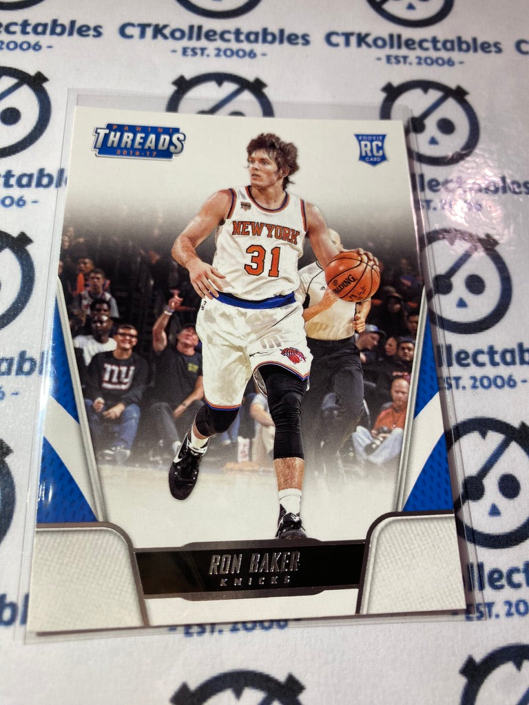 2016-17 Panini NBA Threads Ron Baker Rookie Card RC #183 Knicks