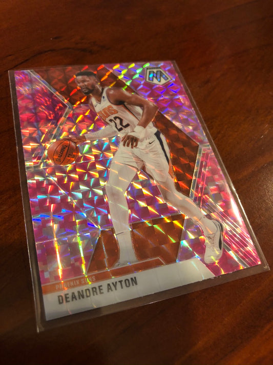 Deandre Ayton Pink Mosaic Prizm #138 2019-20 NBA Mosaic