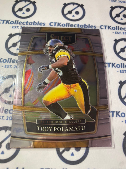 2021 NFL Panini Select Troy Polamalu Concourse #41 Steelers