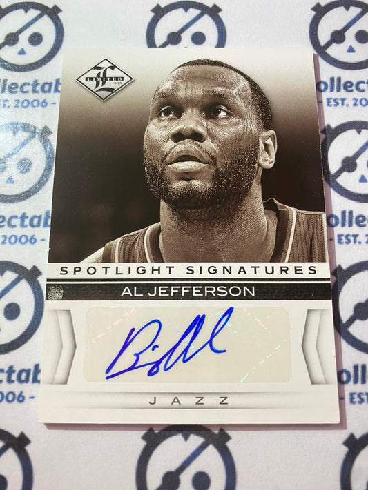 2012-13 Panini Limited Al Jefferson Spotlight Signatures #10/49 Timberwolves