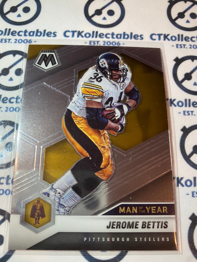 2021 Panini NFL Mosaic Jerome Bettis Man of the Year #262 Steelers