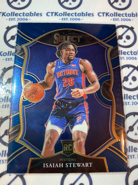 2020-21 Panini NBA Select Isaiah Stewart Blue RC Concourse #76 Pistons