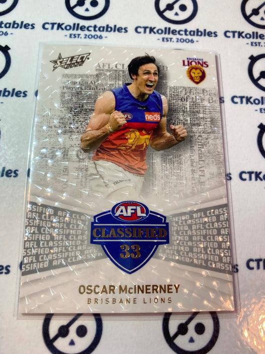 2022 AFL Footy Stars Classified #AC33 Oscar Mcinerney #038/270