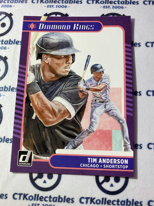 2021 Panini Donruss Baseball Tim Anderson Diamond Kings #7 Chicago