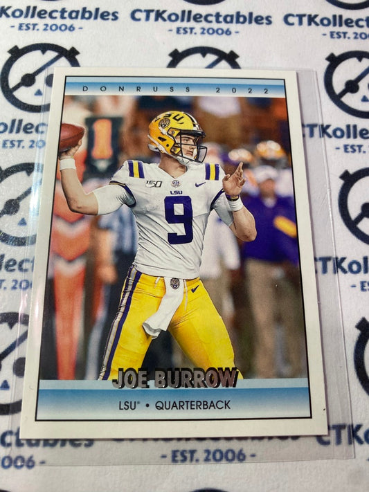 2020 NFL Panini Chronicles "Donruss" Joe Burrow Base card LSU