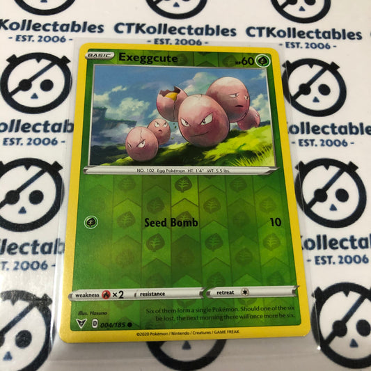 Exeggcute #004/185 Reverse Holo Common Pokémon Card Vivid Voltage